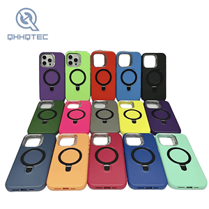 3 in 1 solid color with magsafe phone cases for iphone 14 pro