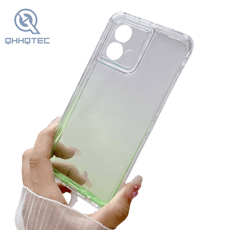 2024 new screen protection gradient colors 3 in 1 detachable phone cases for motorola customizable logo cases (复制)