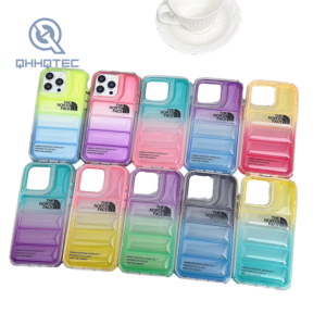 2 in 1 single color sequin dripping protection case for iphone 15 pro max customizable logo