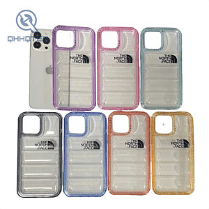 down jacket transparent 3 in 1 phone cases for iphone