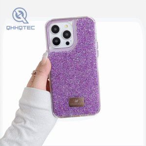 2 in 1 glitter phone cases for iphone 14 pro max