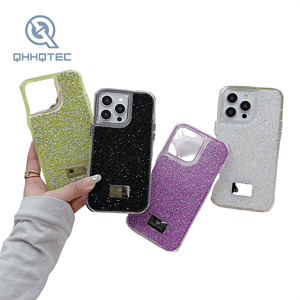 2 in 1 glitter phone cases for iphone 14 pro max