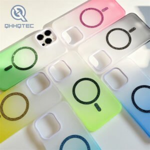 gradient fresh color phone case for iphone 12