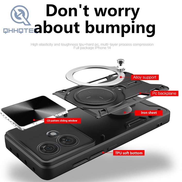 military shell car mount magnetic bracket moto case