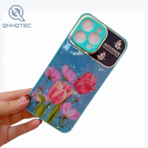 big window rose glitter phone cases for iphone