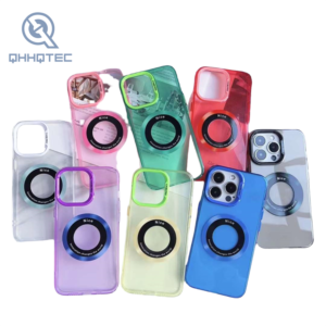 logo hole magnetic charging iphone pretty hard cases
