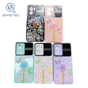 butterfly flower glitter phone cases for samsung galaxy s9