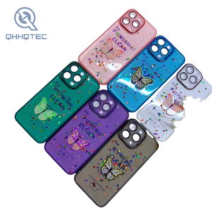 bow tie ins style decoration hello pattern glittter sequin cases (复制)