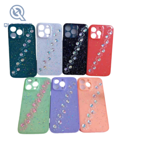 sequin milky way dripping case for iphone