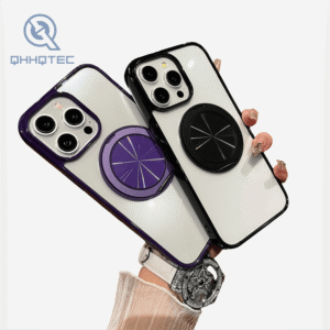transparent magnetic phone case for iphone15