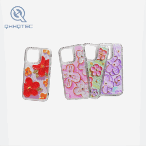 3 in 1 partial painting spring theme epoxy case