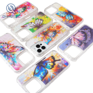 golden butterfly theme girl phone cases