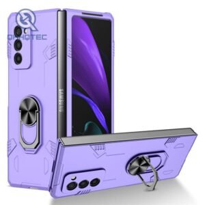 2 in 1 magnetic with ring holder phone cases for samsung