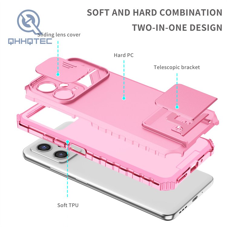 hybrid 2 in 1 armor bracket phone cases for redmi