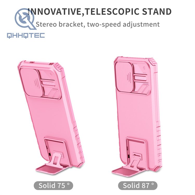 hybrid 2 in 1 armor bracket phone cases for redmi