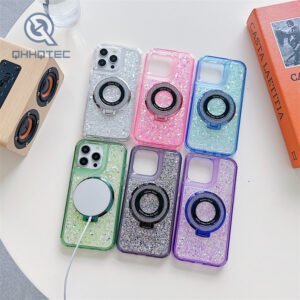 diamond bracket shining glitter magsafe phone case