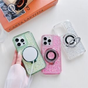 diamond bracket shining glitter magsafe phone case