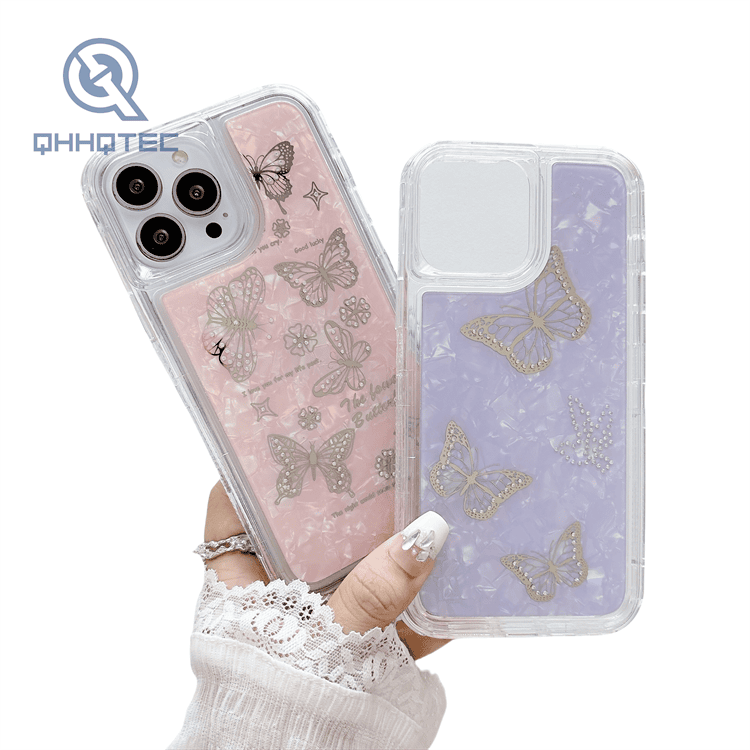 three in one diamond girl phone cases for iphone