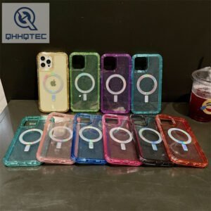 transparent case,3in1case,gradient color case,magnetic case