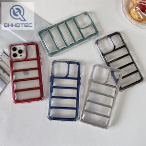 down jacket transparent 3 in 1 case for iphone