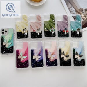colored painting and adhesive technology phone case