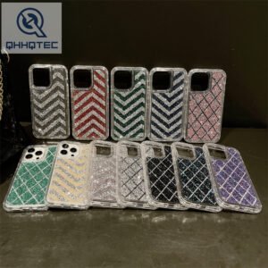three in one hot diamond phone case