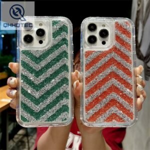 three in one hot diamond phone case