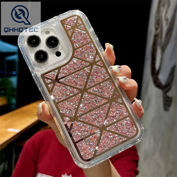 hot diamond patches beautiful phone case