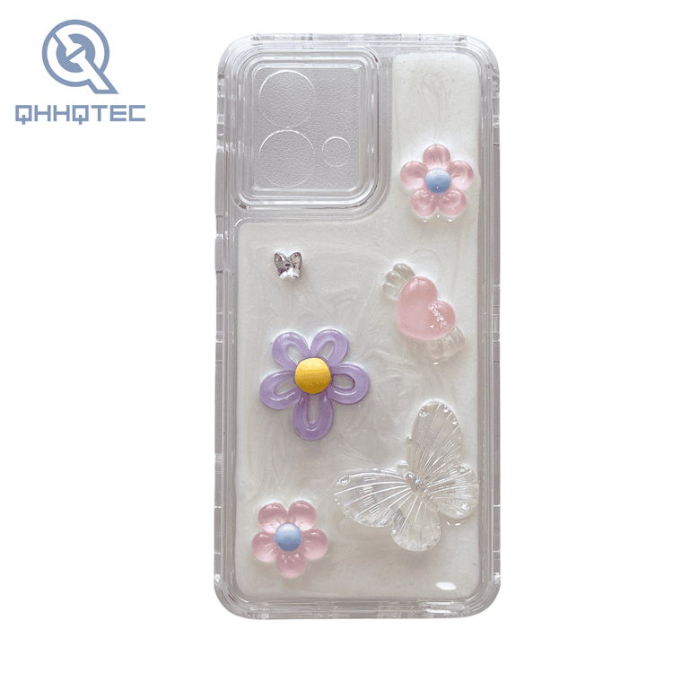hot diamond patches beautiful 3 in 1 phone case (复制)