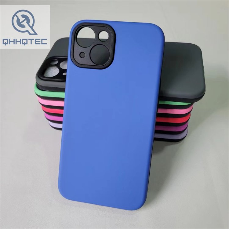 oil injection pure color smooth phone case