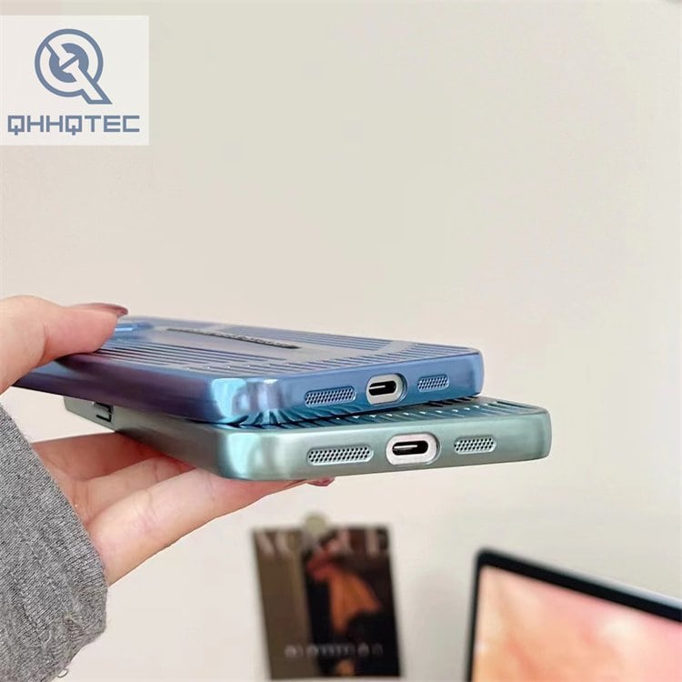 pu electroplate design cool style phone case