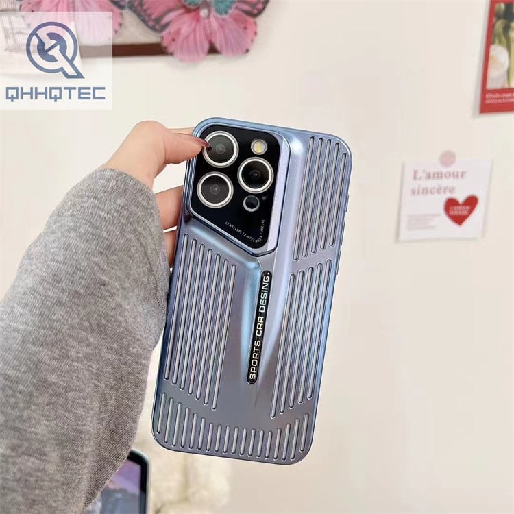 pu electroplate design cool style phone case