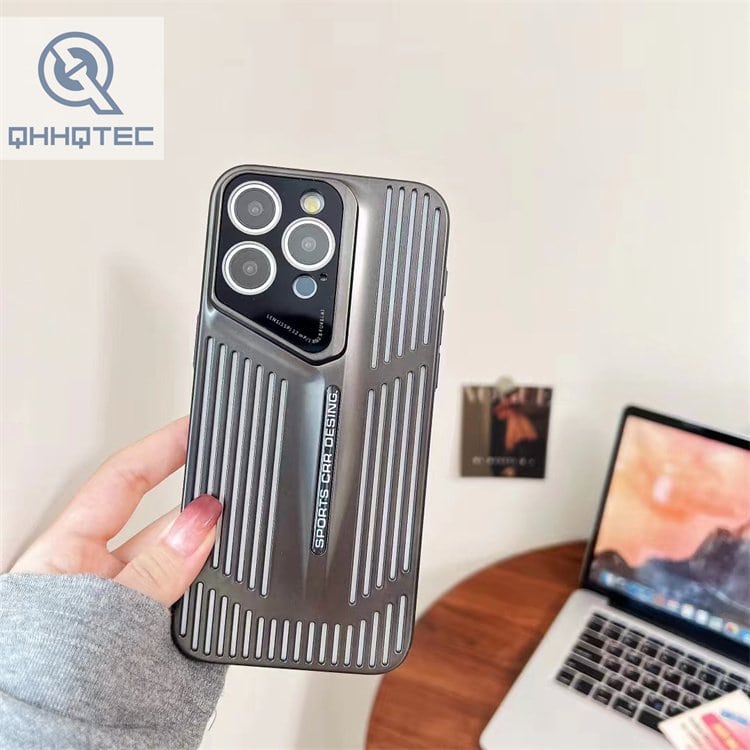 pu electroplate design cool style phone case