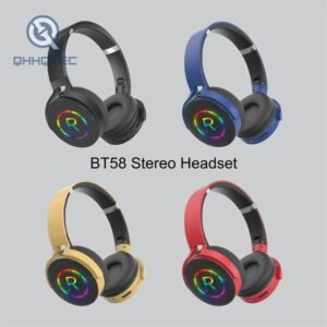 bt58 stereo headset bluetooth wireless beats earphones