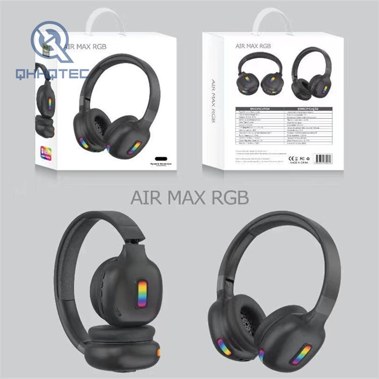 air max rgb headset wireless bluetooth earphones