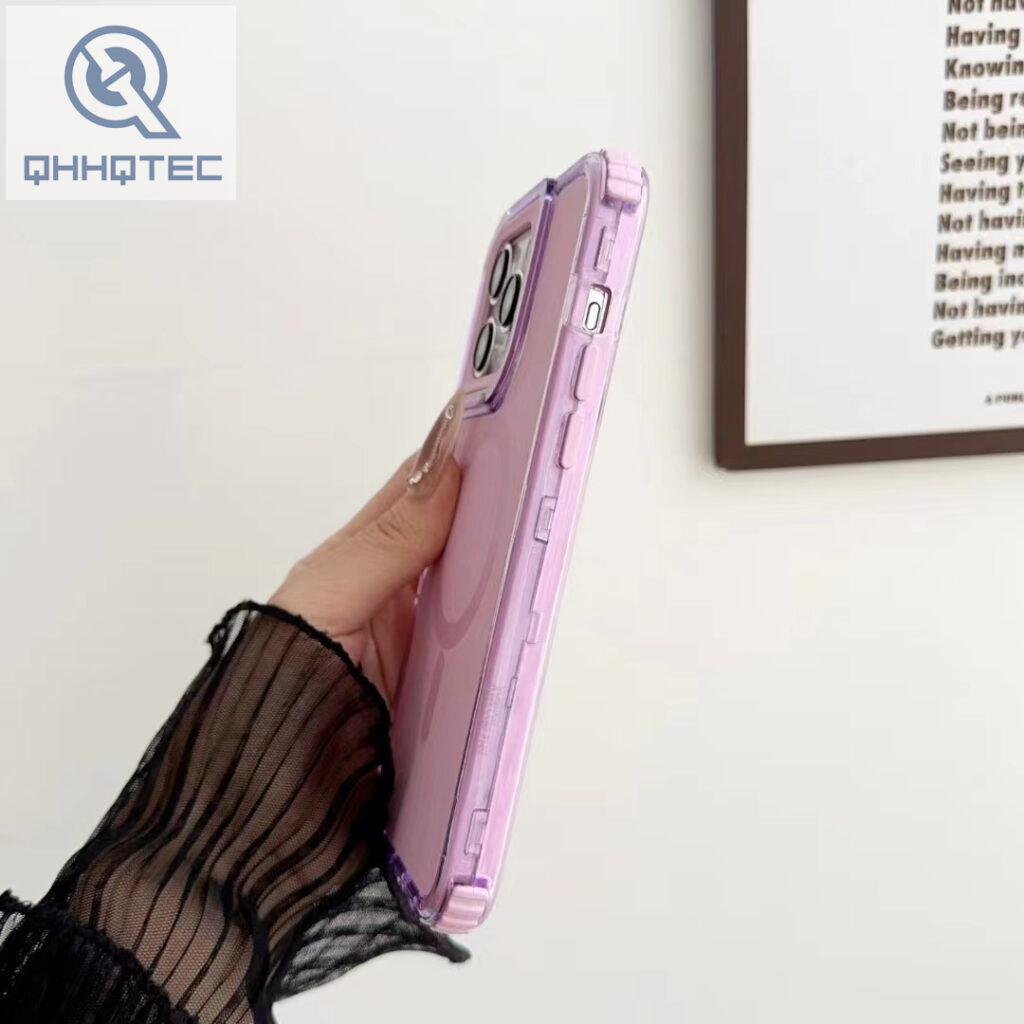 magsafe 3 in 1 pure color phone case