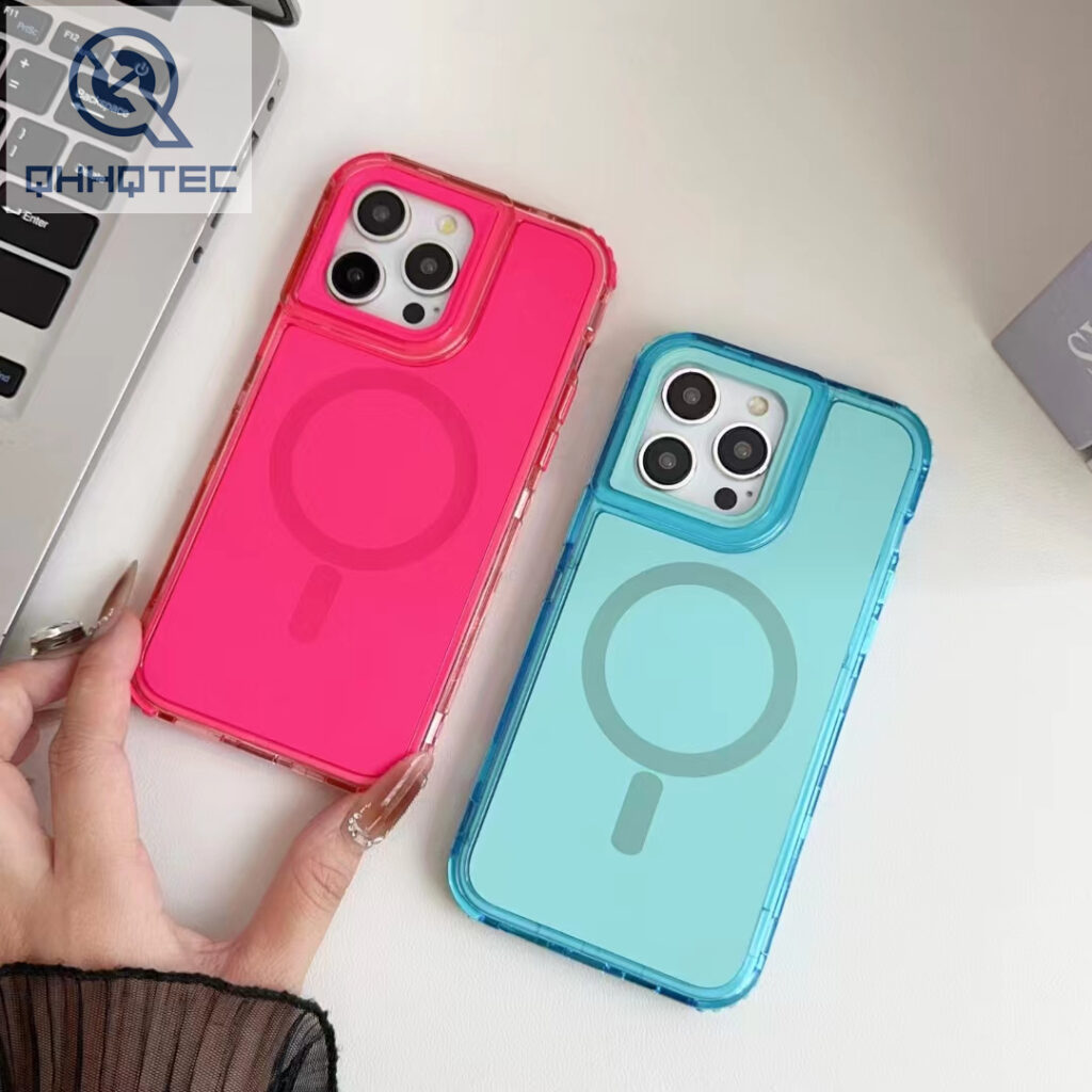magsafe 3 in 1 pure color phone case