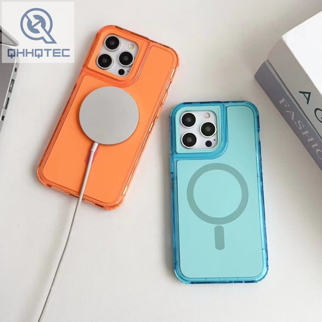 magsafe 3 in 1 pure color phone case