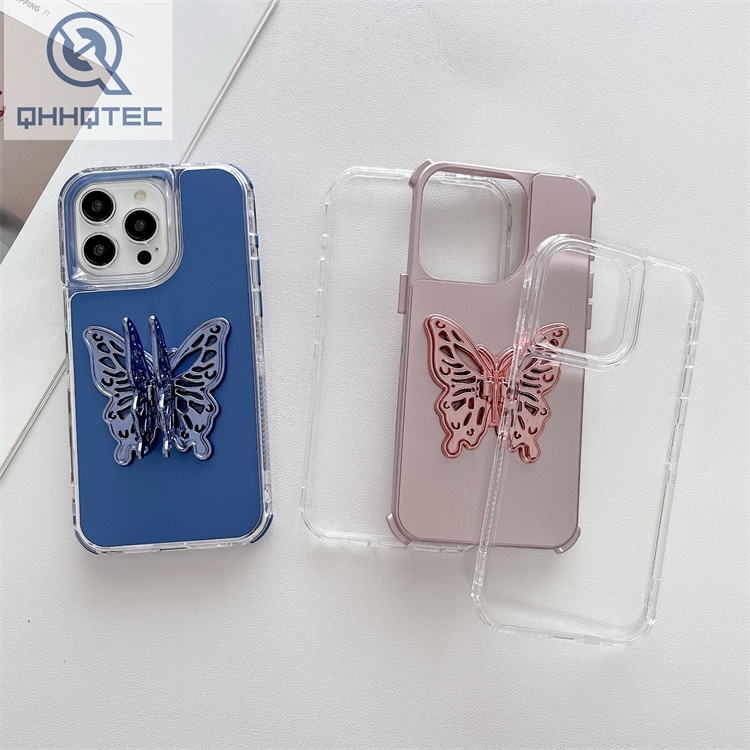tpu+pc lens sliding window finger ring holder phone case (复制)