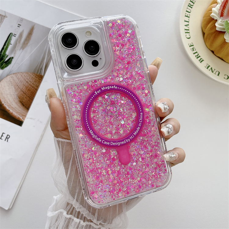 magsafe case design 3 in 1 shining case