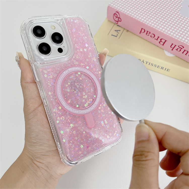 magsafe case design 3 in 1 shining case