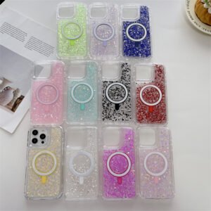 magsafe case design 3 in 1 shining case