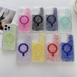 magsafe case design 3 in 1 shining case