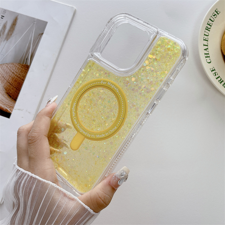 magsafe case design 3 in 1 shining case