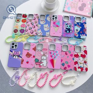 3 in 1 painting case with bow bracelet