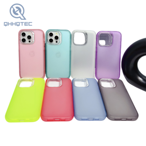 jelly color transparent 3 in 1 phone case