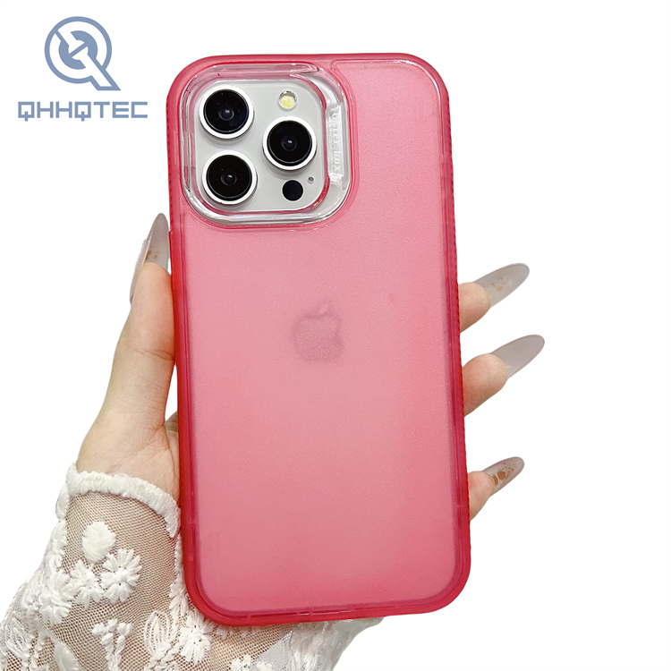jelly color transparent 3 in 1 phone case
