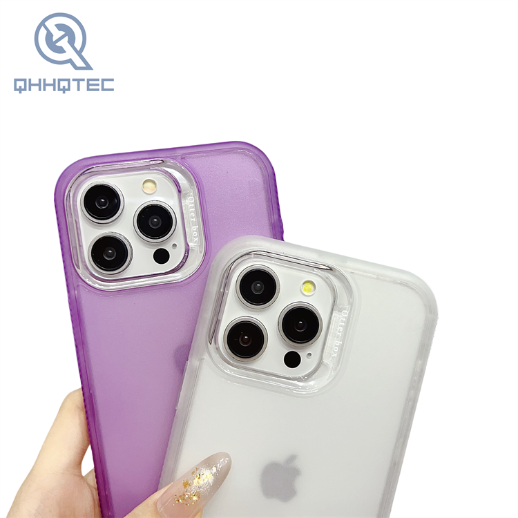 jelly color transparent 3 in 1 phone case (复制)