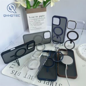 metal electroplated 360 stand iphone16 pro case