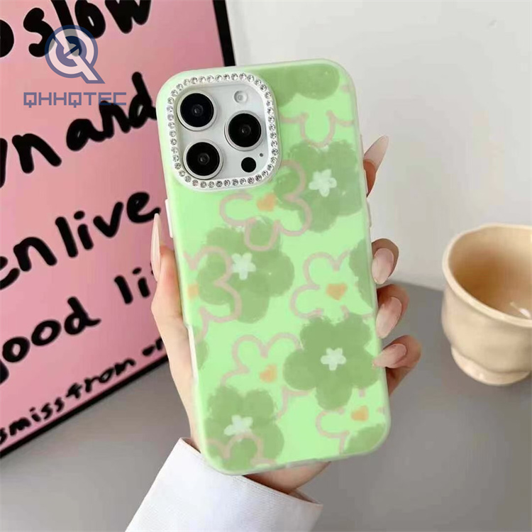 2 in 1 cute painting girl case